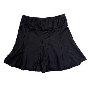 Cherokee Black Pleated Front Girl’s School Uniform Skort With Bow Size 14/16 XL